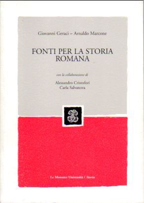 Fonti per la storia romana (Paperback)
