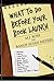 What to Do Before Your Book...