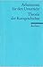 Arbeitstexte für den Unterricht: Theorie der Kurzgeschichte