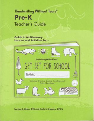 Handwriting Without Tears: Get Set for School Teacher's Guide
