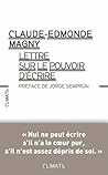 Lettre sur le pou...