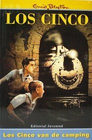 Portada de Los cinco van de camping, de Enid Blyton