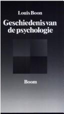Geschiedenis van de psychologie (Paperback)