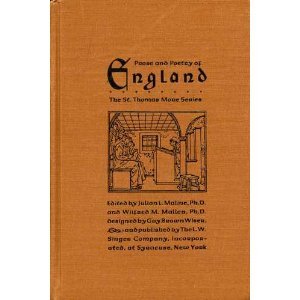 Prose and Poetry of England (The St. Thomas More Series)