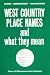 West Country Place Names an...