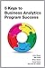 5 Keys to Business Analytics Program Success by John Boyer