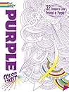 COLORTWIST -- Purple Coloring Book by Jessica Mazurkiewicz
