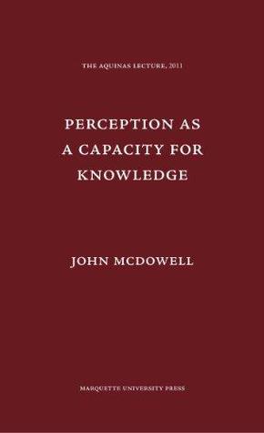 Perception as a Capacity for Knowledge