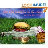 fast food and gin on the lawn