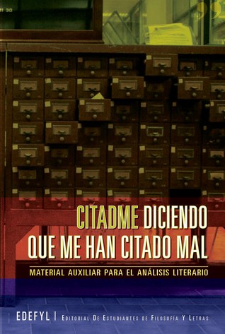Citadme diciendo que me han citado mal