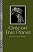 Only on This Planet (Parallel Press Chapbook Series)