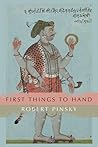 First Things to Hand: Poems (Quarternote Chapbook Series)