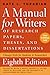 A Manual for Writers of Research Papers, Theses, and Disserta... by Kate L. Turabian