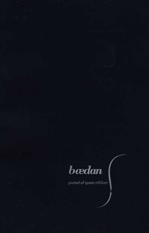 Baedan 1: Journal of Queer Nihilism (Paperback)
