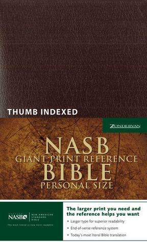 NASB Giant Print Reference Bible, Personal Size, Indexed