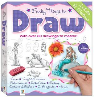 Funky Things to Draw: 8 Books in One (Hardcover)