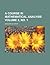 A Course In Mathematical Analysis (Volume 1)
