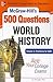 McGraw-Hill's 500 World History Questions, Volume 1 by Jon Sterngass