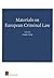 Materials on European Crimi...