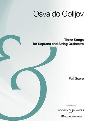 Three Songs for Soprano and String Orchestra: Full Score (English and Yiddish Edition)
