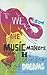 Compendium Softcover Journal - We are the music-makers, and we are the dreamers of dreams. – A Write Now Journal with 128 Lined Pages, 5″W x 8″H