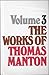 Works of Thomas Manton, Vol...