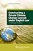 Constructing a Private Climate Change Lawsuit Under English Law: A Comparative Perspective