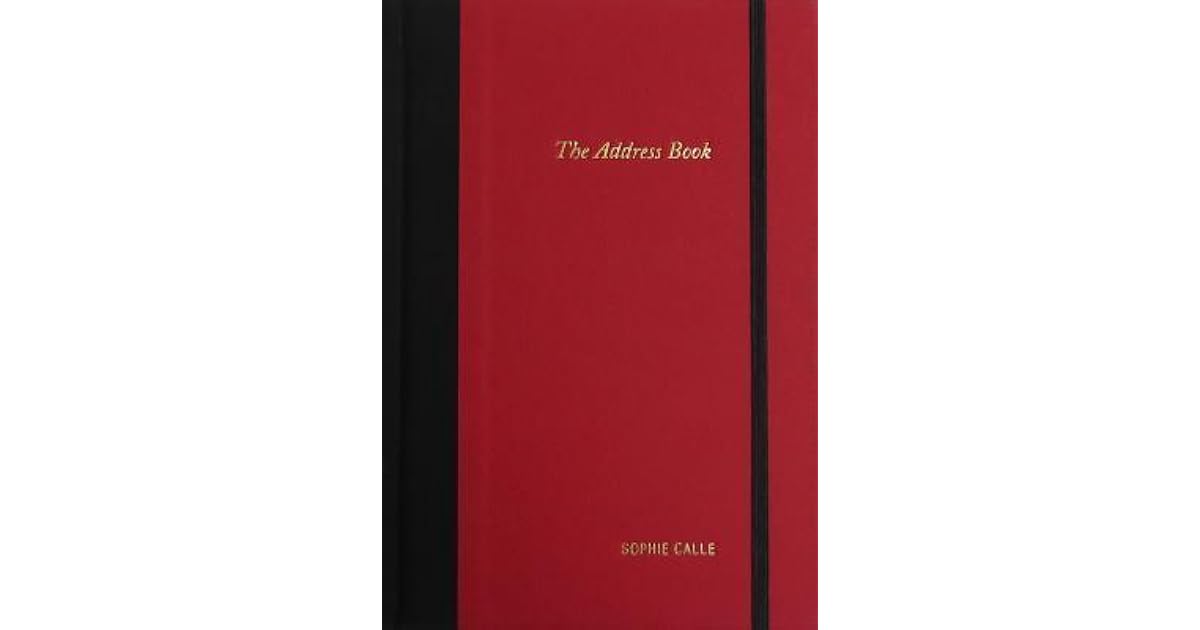 The Address Book by Sophie Calle
