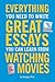 Everything You Need to Write Great Essays: You Can Learn from Watching Movies