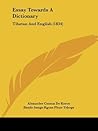 Essay Towards A Dictionary: Tibetan And English (1834) Essay Towards A Dictionary: Tibetan And English (1834)