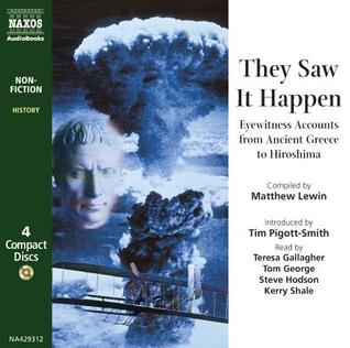 They Saw It Happen (Audio CD)
