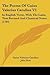 The Poems Of Caius Valerius...