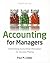 Accounting For Managers by Paul M. Collier