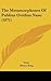 The Metamorphoses Of Publius Ovidius Naso by Ovid