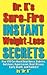 Dr. K's Sure-Fire Instant Weight-Loss Secrets by Dr. K.