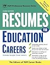 Resumes for Education Careers (Vgm's Professional Resumes Series)