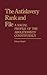 The Antislavery Rank and File: A Social Profile of the Abolitionists' Constituency (Contributions in American History)