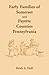 Early Families of Somerset and Fayette Counties, Pennsylvania