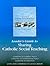 Leader's Guide to Sharing Catholic Socia
