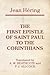 The First Epistle of Saint Paul to the Corinthians