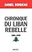 Chronique du Liban rebelle, 1988-1990 by Daniel Rondeau
