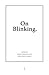 On Blinking