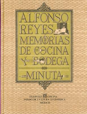 Memorias de cocina y bodega : minuta (Spanish Edition)