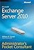 Microsoft(r) Exchange Server 2010 Administrator S Pocket Consultant