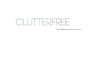 Clutterfree (Kindle Edition)