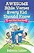 Awesome Bible Verses Every Kid Should Know by Rebecca Lutzer