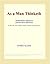 As a Man Thinketh