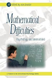Mathematical Difficulties: Psychology and Intervention