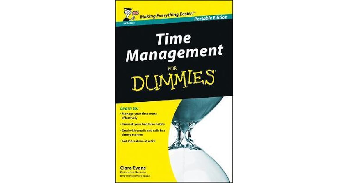 Time Management for Dummies UK by Clare Evans