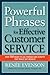 Powerful Phrases for Effective Customer Service: Over 700 Ready-To-Use Phrases and Scripts That Really Get Results